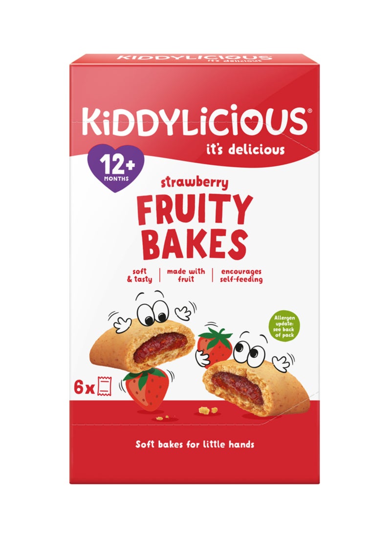 Kiddylicious Delicious Strawberry Fruity Baked Snack For Kids - Image 1